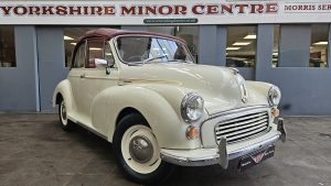 1960 1275cc Morris Minor Convertible, OEW with red interior 5 speed