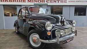 1966 Black Morris Minor 2 door saloon